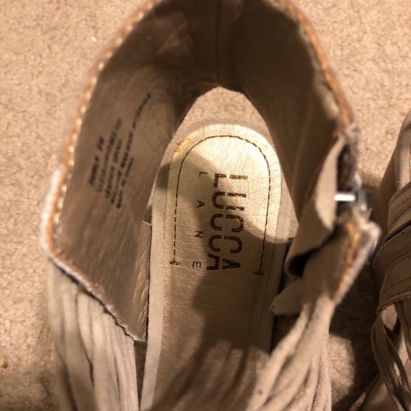 NWOT Lucca Lane strappy heels - Picture 6 of 6